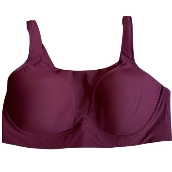 Lululemon Run Times Bra High Support in Burgundy Size 38DD - Picture 6 of 11